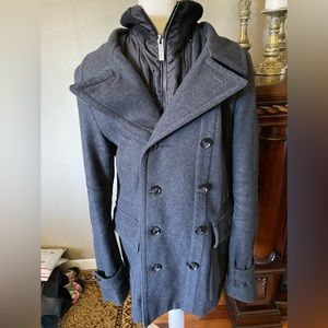21 Men Los Angeles Wool Coat